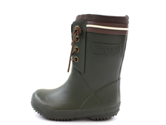 Bisgaard winter rubber boot lace green with wool lining